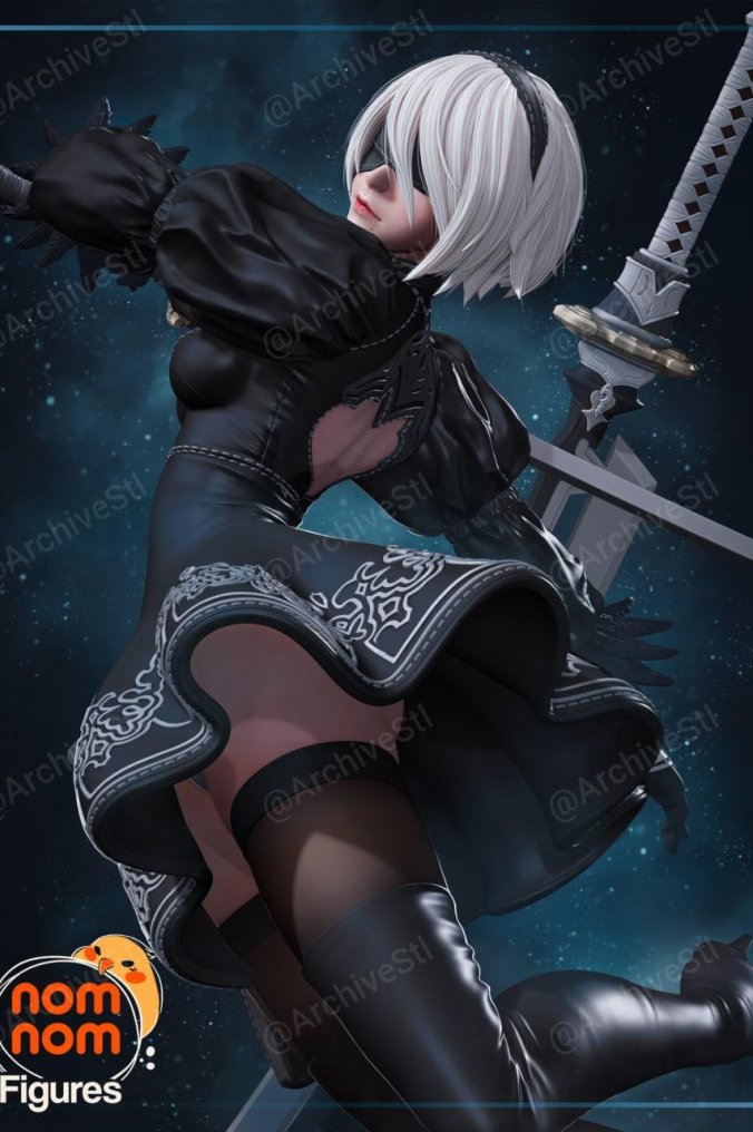 尼尔机械纪元  (Nier Automata) 2B 3D打印图纸